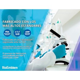 BioEmblem Suplemento de aceite de krill antártico, Aceite de omega-3 con altos niveles de EPA + DHA - 1000 mg, 60 cápsulas