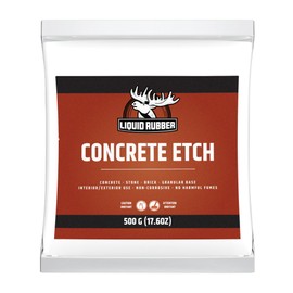 Liquid Rubber Concrete Etch Powder - Paint Prepper, Brick, Stone, Concrete, Masonry Cleaner, 1 Pack