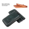 Artificial Leather Cigar Case Portable Lightweight Waterproof 3 Fingers Humidor