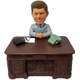 John F. Kennedy President Resolute Desk White House United States Bobblehead