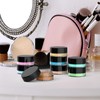 Houseables 3 Gram Jar, 3 ML Jar, BPA Free, Black,