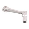 GOOFIT Silver CNC Universal Motorbike Shift Lever Aluminum Folding Gear