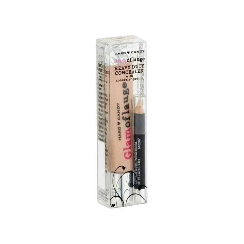HARD CANDY HEVY DUTTY CONCEALER WITH CONCALER PENCIL ULTRA LIGHT