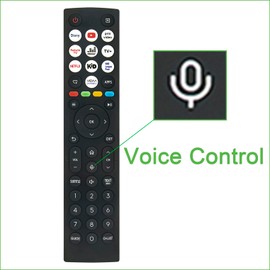 ERF2AA36H VINABTY Replacement Voice Remote Control Suitable for Hisense 4K UHD Smart TV Series 43A7N 50A7N 55A7N 65A7N 75A7N 75A7N