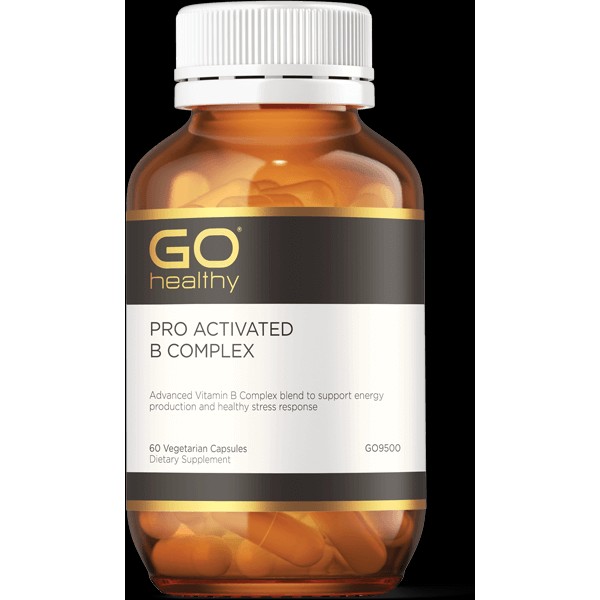 GO Healthy PRO Activated B Complex Vege Capsules 60