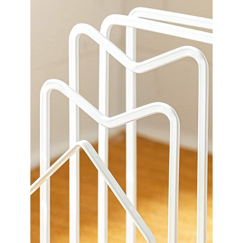 LINFIDITE Cutting Board Holder Pots Pan Lids Rack Kitchen Countertop