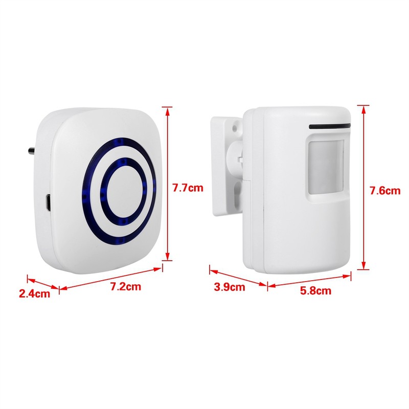 Driveway Patrol Garage Motion Sensor Wireless Alert Secure System Alarm