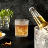 OLULU Cocktail Glasses 10 oz Set of 2, Glass Hobnail