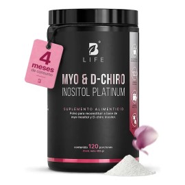 Myo & D-chiro Inositol Platinum Ratio 40:1 492g 120 Porciones. B Life.
