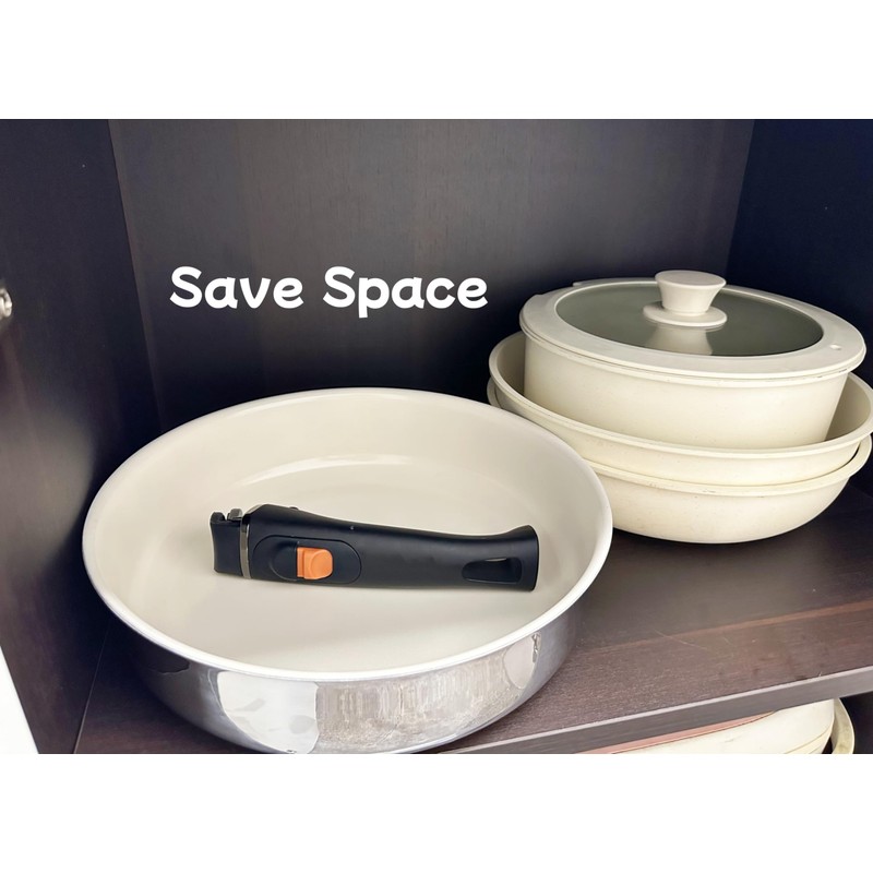 Vinseen Removable Handle, Handle for Detachable Removable Cookware,Universal Pot Handle,Suitable