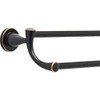Peerless 24-in Double Oil Rubbed Bronze Wall Mount Double Towel