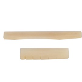 Camel Bone Guitar Saddle and Saddle Guitar Nut Camel Bone Guitar Saddle Nut Camel Bone Guitar Saddle Camel Bone Guitar Nut Guitar Parts Guitar Accessories for 6 String Folk Guitars (Beige)