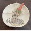 Spectrum Spring Easter Bunny Appetizer Cake Dessert plates set of