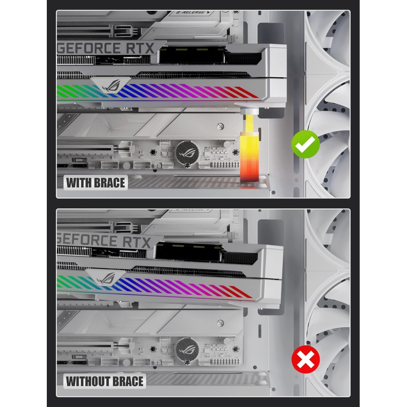 upHere GPU Support Bracket,Graphics Card GPU Support,Video Card Sag Holder