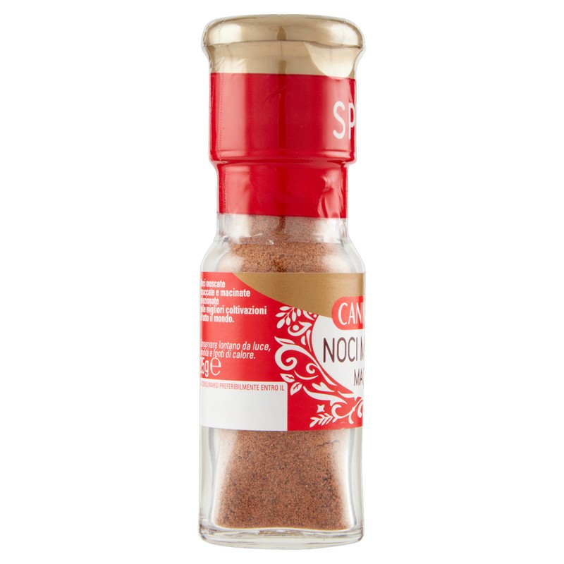 Cannamela, Linea Maxi Oro, Noci Moscate Macinate, Confezione da 55g,