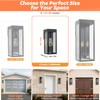 Solar Sconce Light Outdoor Dusk-to-Dawn Solar Powered Outside Porch Lantern