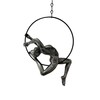 Haute Collage 1x Antique Silver Female Gymnast Acrobat on a