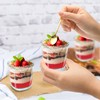 yarlung 12 Pack 5 Oz Glass Pudding Cups, Small Dessert