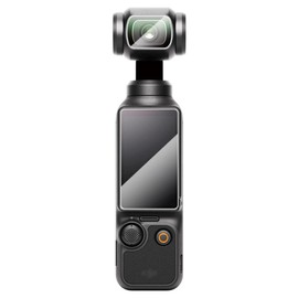JJC (2+2 Pack Tempered Glass Screen Protectors for DJI Osmo Pocket 3 Gimbal Camera Shatterproof, Scratchproof, Ultra Thin HD