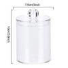 Chanmee Cotton Swab Container, Acrylic Cotton Ball Holder with Lid,