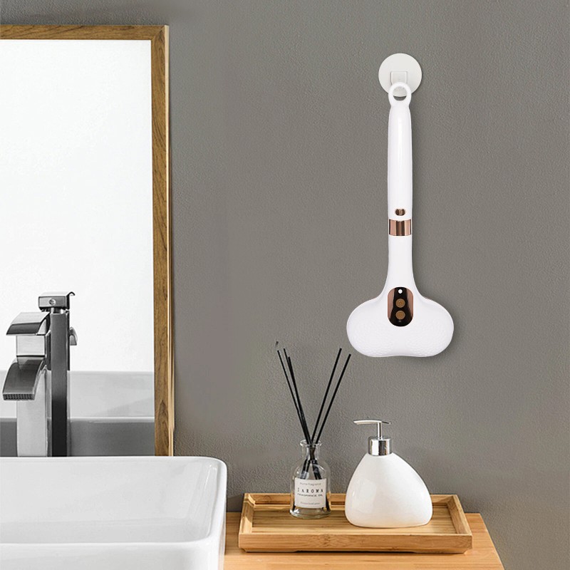 Unbranded Double Head Electric Bath Brush Body Shower Brush Long