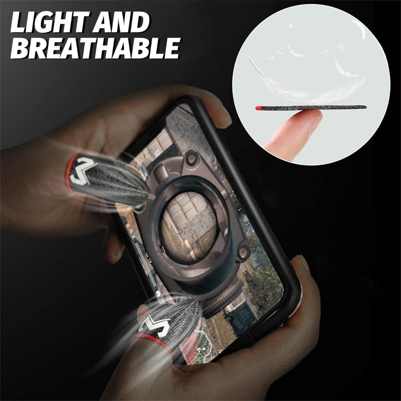 SIOPPKIK Pack of 2 Finger Sleeves Thumb Sleeve for Gaming