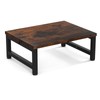 Flottian 6" Wooden Step Stools for Adults Kids,15.4" Extra Wide