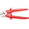 Knipex 95 06 230 VDE-Tested Cable Shears, Red/Silver, 230 mm