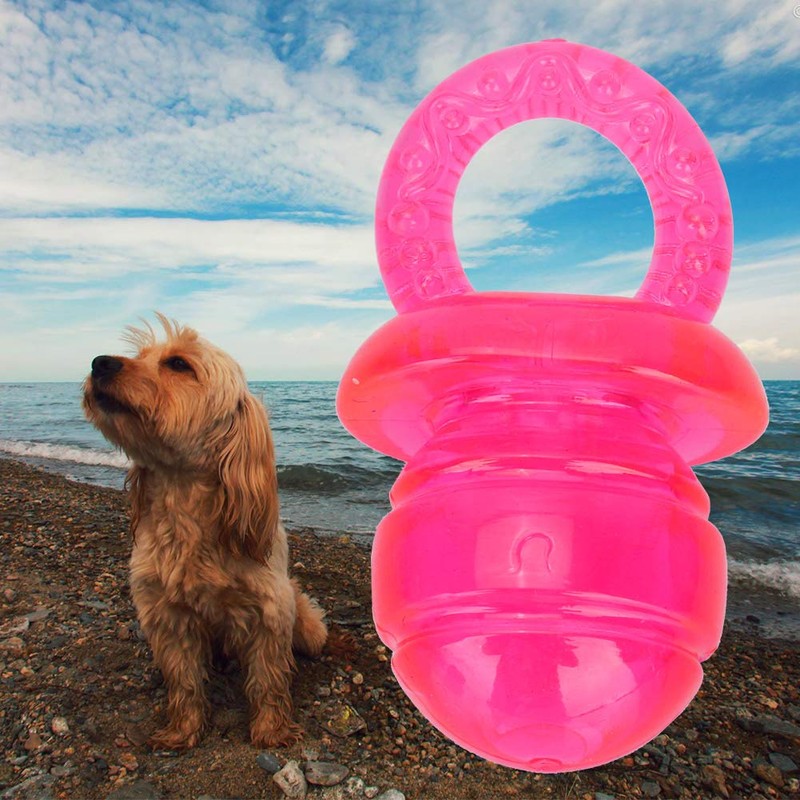 5 Pcs Teether, Teething Toy, Pacifier Shaped Interactive Chew Toy