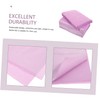 VILLFUL 125 Sheets Disposable Clinic Bibs Purple Non Woven Practical