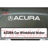 Acura Car Windshield Vinyl Sticker