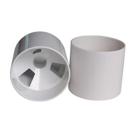 Totority Golf Hole Cup Durable Plastic Putting Cup for Backyard Training and Practice for Use Enhances Your Golf Skills White Color
