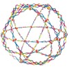 Hoberman Sphere-Rainbow