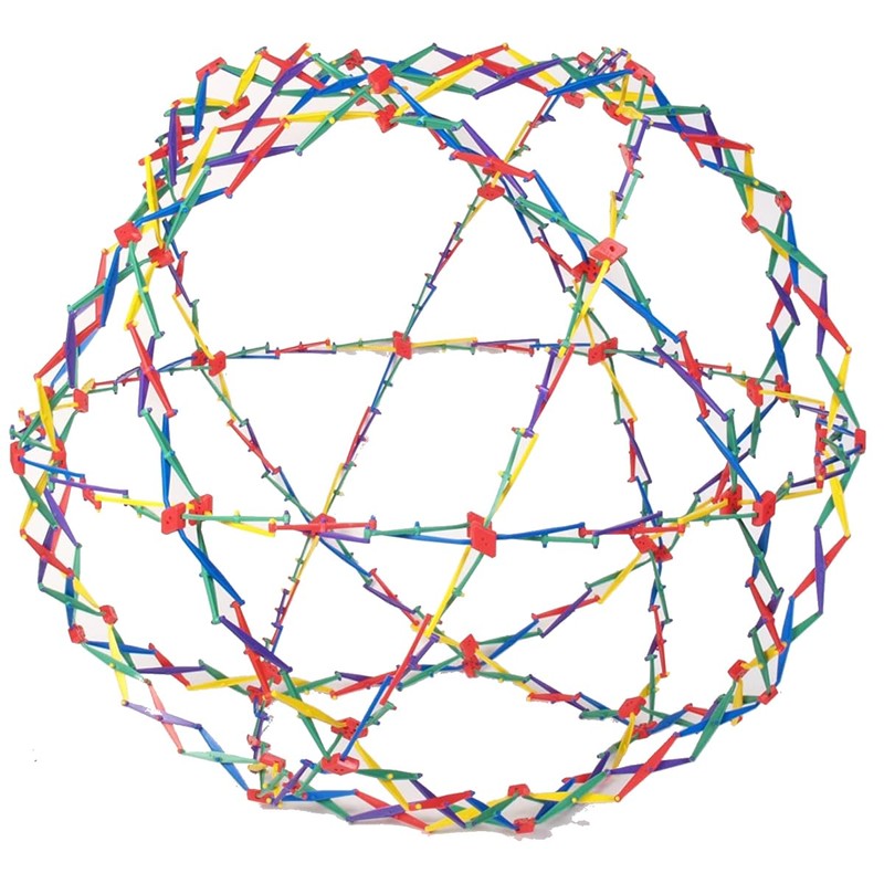 Hoberman Sphere-Rainbow