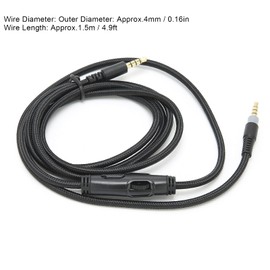 MUNEFE Speaker Auxiliary Cable,Audio Cable with Volume Control,3.5mm Male to Male Audio Cable for Multiple Devices