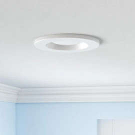 POWERASIA 12 Pack 5/6 Inch LED Can Lights with Night Light, 5CCT Retrofit Recessed Lighting Selectable 2700K-6000K Dimmable, 12W=75W, 1200LM Downlight with Metal Smooth Trim - ETL and Energy Star