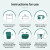 Diaper Pail Refills Compatible with DEKOR MINI, 30% Extra Thick,
