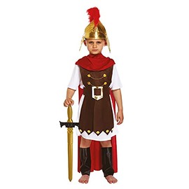 BOYS ROMAN GENERAL KIDS SPARTA SOLDIER FANCY DRESS OUTFIT COSTUME 7 - 9 YEARS