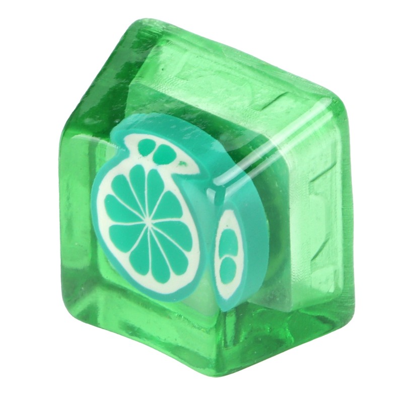 Resin Keycap HandMade CorrosionResistant Universal Mechanical Keyboard Accessories(Lime )
