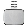 Picnic Fire Blanket Silicone Coated Glass Fiber Grey Filleted Corner