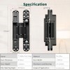 Genérico Bisagras de Vaivén 4 Pulgadas Acero Inoxidable 304 Set