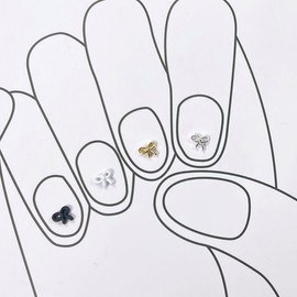 Ultra-mini Tail Ribbon Parts 1 Pack (10 Pieces) / 초미니 꼬리 리본파츠 1봉 10개입