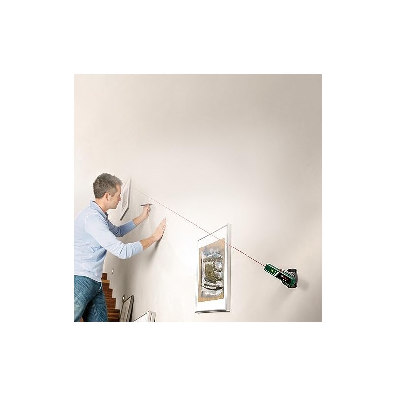 Bosch EasyLevel - Nivel de burbuja láser con montaje en