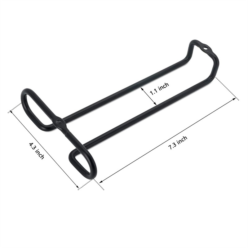 GeLive 7 Inch Wine Glass Rack Under Cabinet Stemware Holder