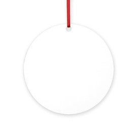 CafePress Ready Set Throw Javelin THR Round 4" MDF Holiday Ornament