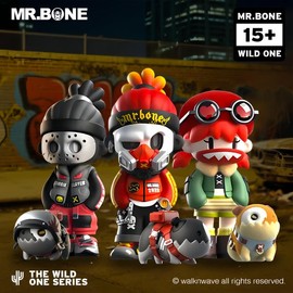 【New Releases】MR.BONE 5th Gen Series-The wild one-Blind box Collectible Toys Desktop Display Case Home Decoration Ideal，10-12cm，Action & Toy Figures - Tapy: Single box-The wild one