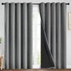 Yakamok - Cortinas 100 opacas de 84 pulgadas de largo,