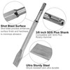 7pc 3/8 inch SDS Plus Drill Chisel Set, Includes 40mm,