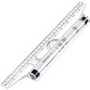 MyLifeUNIT - Regla de dibujo paralela multiusos, 30.5 cm, Plástico,
