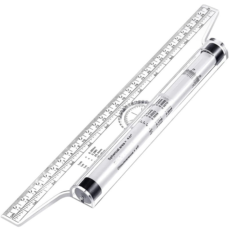 MyLifeUNIT - Regla de dibujo paralela multiusos, 30.5 cm, Plástico,